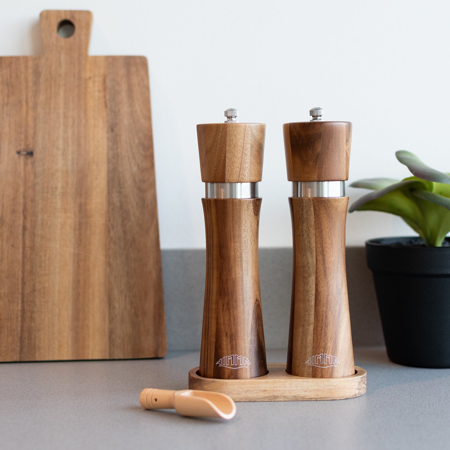 Nimma® Peper en Zoutmolen Set Acacia Hout